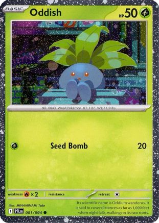 Oddish (Cosmos Holo) 001 ME02 Phantasmal Flames - Common