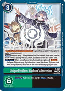 Unique Emblem: Machina's Ascension (Store Tournament 2026 Vol. 2 Participation Pack) (P-237) - Digimon Promotion Cards