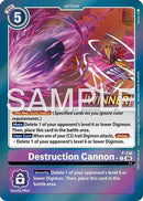 Destruction Cannon (Store Tournament 2026 Vol. 2 Winner Pack) (P-238) - Digimon Promotion Cards Foil