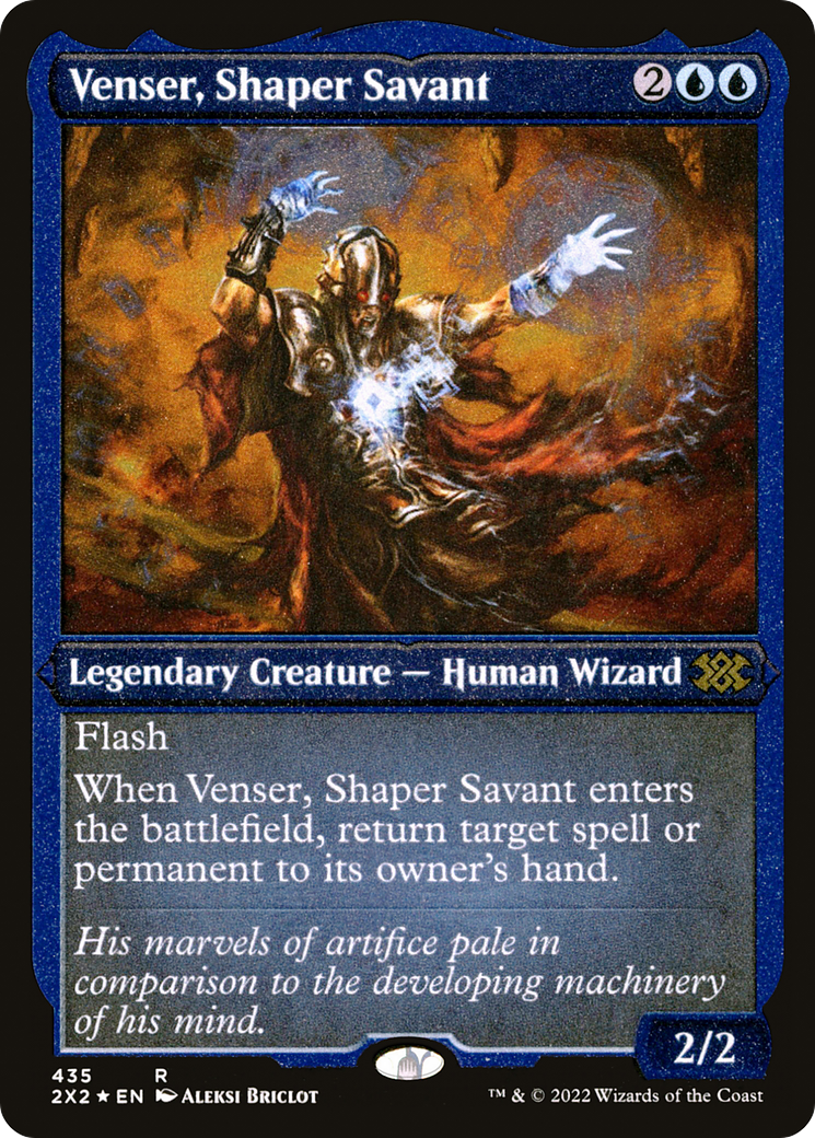 Venser, Shaper Savant (Foil Etched) [Double Masters 2022]