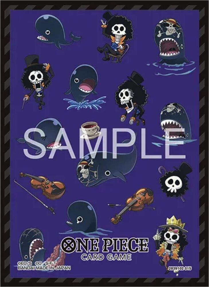 One Piece Card Game Official Sleeves - Brook & Laboon