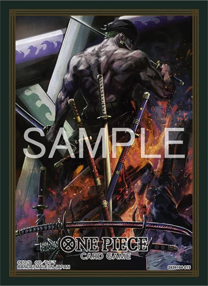 One Piece Card Game Official Sleeves - Zoro