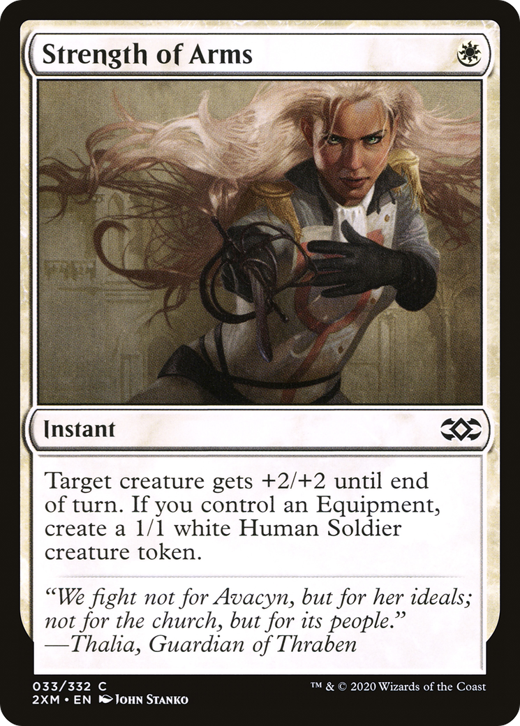 Strength of Arms (2XM-033)  Foil - Double Masters