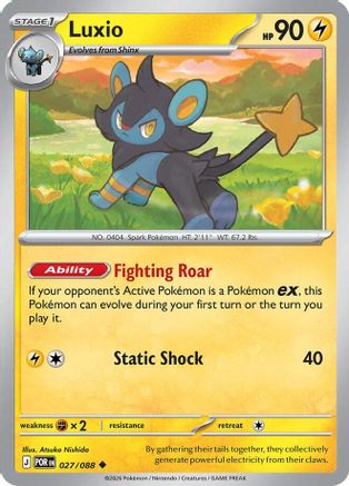 Luxio 027/088 ME03 Perfect Order - Uncommon