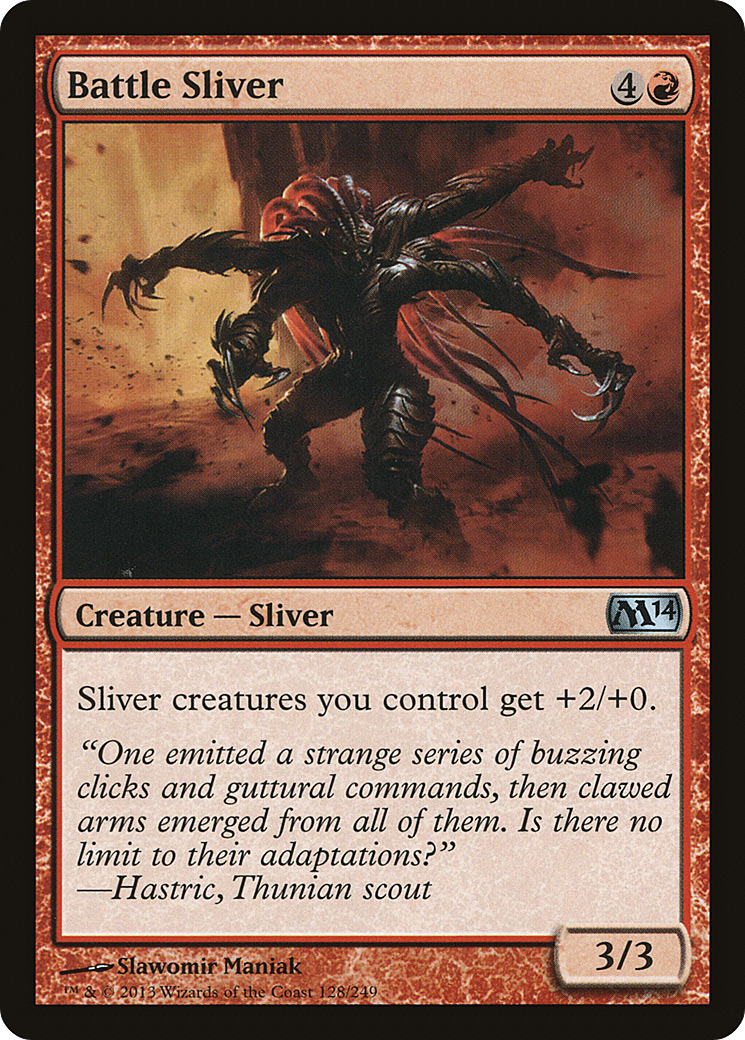 Battle Sliver (M14-128)  - Magic 2014