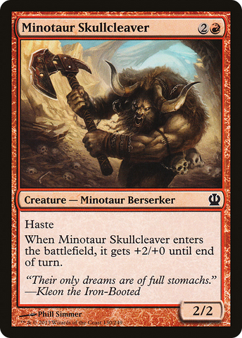 Minotaur Skullcleaver (THS-130)  - Theros