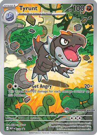 Tyrunt 070  - Holofoil ME Mega Evolution Promo - Poke Center Promo