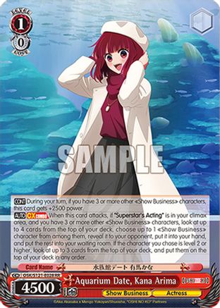 Aquarium Date, Kana Arima (OSK/S121-E028 RR) - [OSHI NO KO] Vol.2