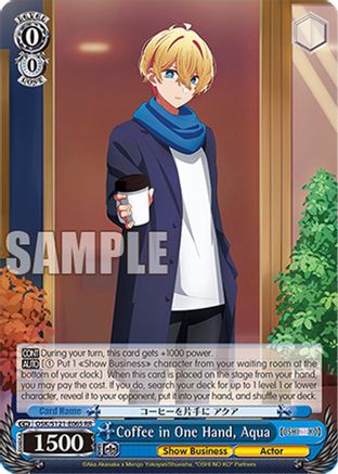 Coffee in One Hand, Aqua (OSK/S121-E065 RR) - [OSHI NO KO] Vol.2