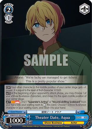 Theater Date, Aqua (OSK/S121-E072 R) - [OSHI NO KO] Vol.2