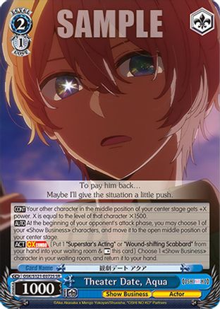 Theater Date, Aqua (SR) (OSK/S121-E072S SR) - [OSHI NO KO] Vol.2