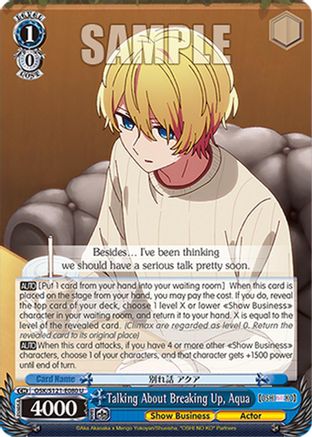 Talking About Breaking Up, Aqua (OSK/S121-E080 U) - [OSHI NO KO] Vol.2