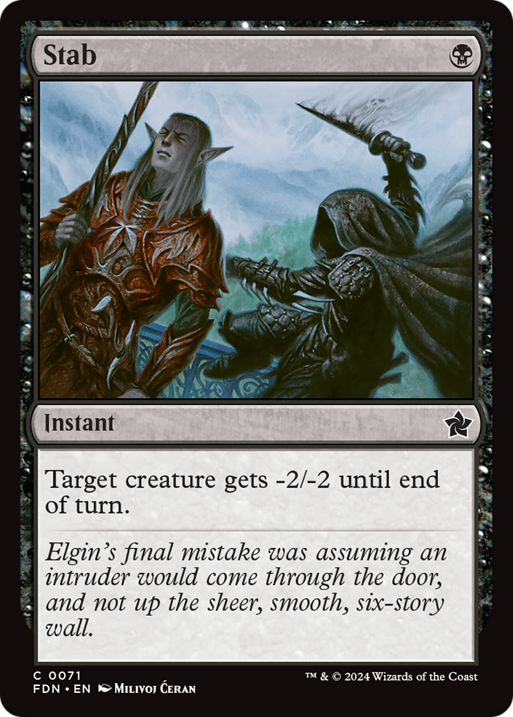 Stab (FDN-071)  Foil - Foundations