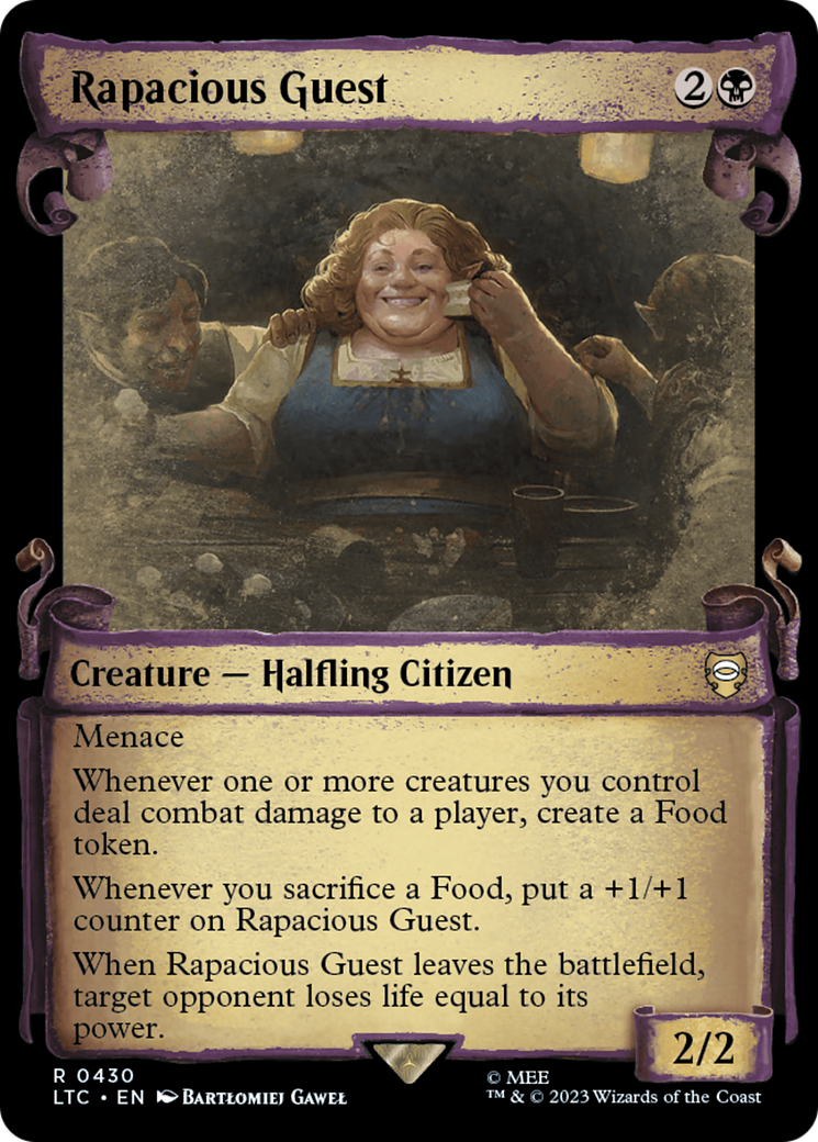 Rapacious Guest (Showcase Scrolls) (LTC-430)  Foil - Tales of Middle-earth Commander: (Showcase)