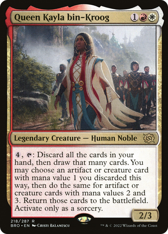 Queen Kayla bin-Kroog (BRO-218)  Foil - The Brothers' War