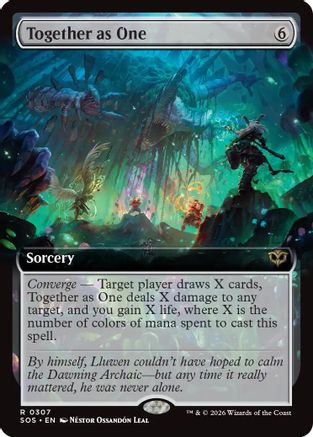 Together as One (Extended Art) (SOS-307)  - Secrets of Strixhaven