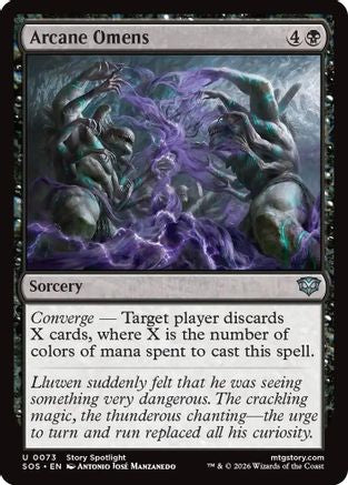 Arcane Omens (SOS-073)  Foil - Secrets of Strixhaven