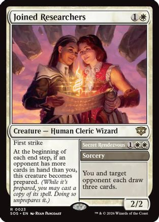 Joined Researchers (SOS-023)  Foil - Secrets of Strixhaven