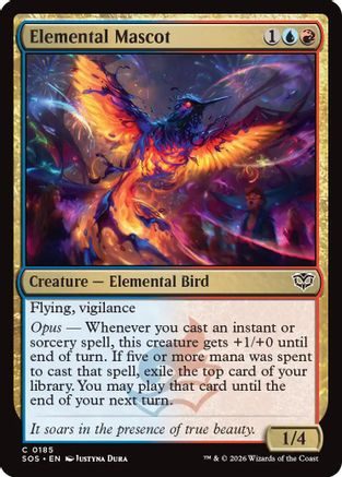 Elemental Mascot (SOS-185)  Foil - Secrets of Strixhaven