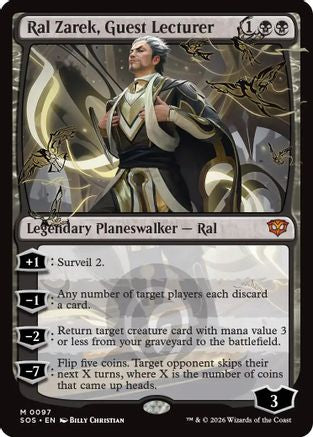 Ral Zarek, Guest Lecturer (SOS-097)  - Secrets of Strixhaven