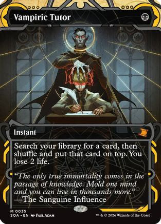 Vampiric Tutor (SOA-035)  Foil - Secrets of Strixhaven: Mystical Archive