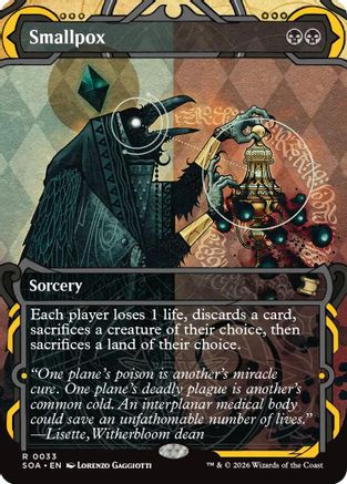 Smallpox (SOA-033)  Foil - Secrets of Strixhaven: Mystical Archive