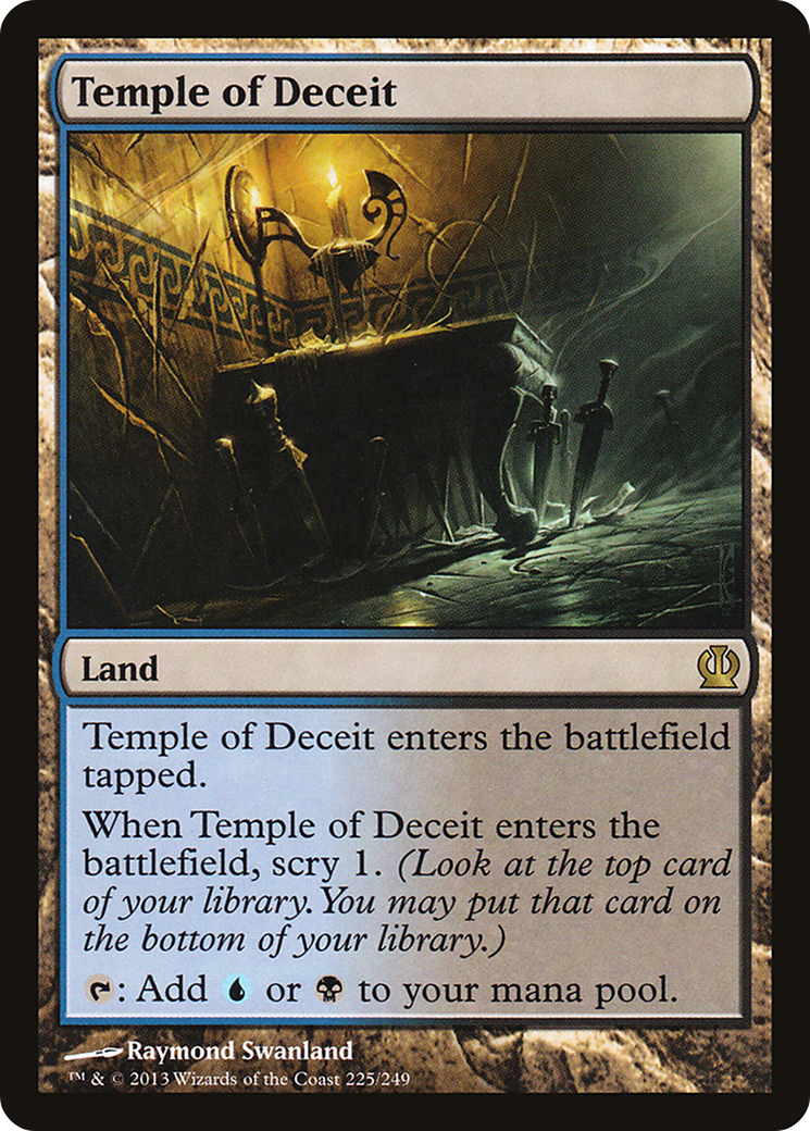 Temple of Deceit (THS-225)  Foil - Theros