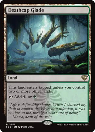 Deathcap Glade (SOS-253)  Foil - Secrets of Strixhaven