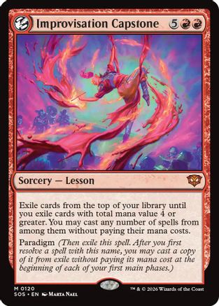 Improvisation Capstone (SOS-120)  Foil - Secrets of Strixhaven