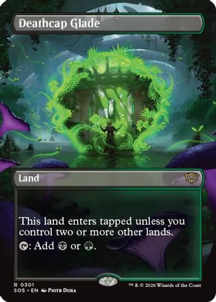 Deathcap Glade (Borderless) (SOS-301)  - Secrets of Strixhaven