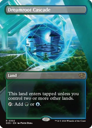 Dreamroot Cascade (Borderless) (SOS-302)  - Secrets of Strixhaven