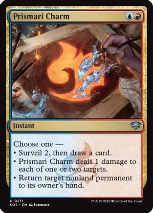 Prismari Charm (SOS-211)  Foil - Secrets of Strixhaven