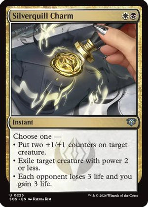 Silverquill Charm (SOS-225)  - Secrets of Strixhaven