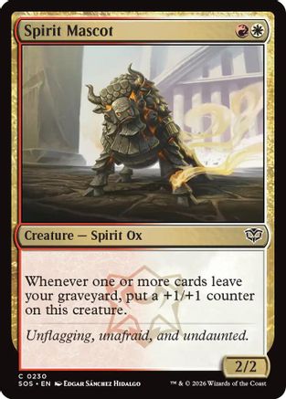 Spirit Mascot (SOS-230)  - Secrets of Strixhaven