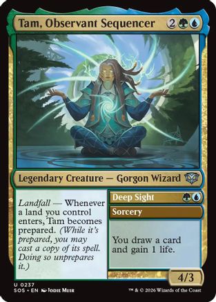 Tam, Observant Sequencer (SOS-237)  - Secrets of Strixhaven