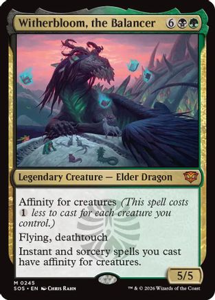 Witherbloom, the Balancer (SOS-245)  Foil - Secrets of Strixhaven