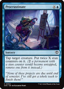 Procrastinate (SOS-064)  Foil - Secrets of Strixhaven