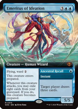 Emeritus of Ideation (Extended Art) (SOS-315)  Foil - Secrets of Strixhaven
