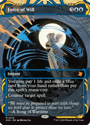 Force of Will (SOA-019)  Foil - Secrets of Strixhaven: Mystical Archive