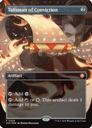 Talisman of Conviction (Borderless) (SOC-428)  Foil - Commander: Secrets of Strixhaven