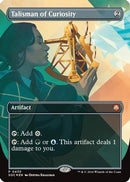 Talisman of Curiosity (Borderless) (SOC-430)  Foil - Commander: Secrets of Strixhaven