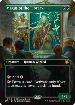 Magus of the Library (Borderless) (SPG-154)  - Special Guests