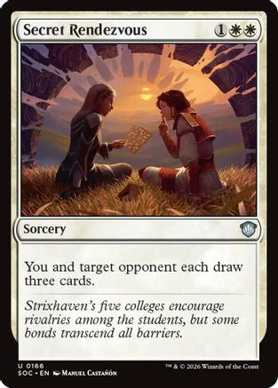 Secret Rendezvous (SOC-166)  - Commander: Secrets of Strixhaven