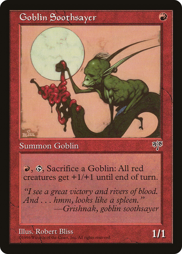 Goblin Soothsayer (MIR-)  - Mirage