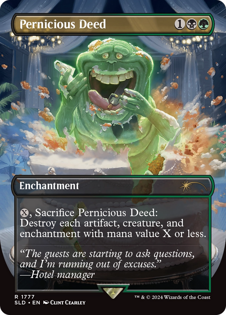Pernicious Deed (SLD-1777)  - Secret Lair Drop (Borderless)