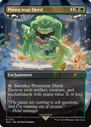 Pernicious Deed (SLD-1777)  - Secret Lair Drop (Borderless)