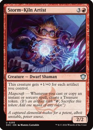 Storm-Kiln Artist (SOC-255)  - Commander: Secrets of Strixhaven