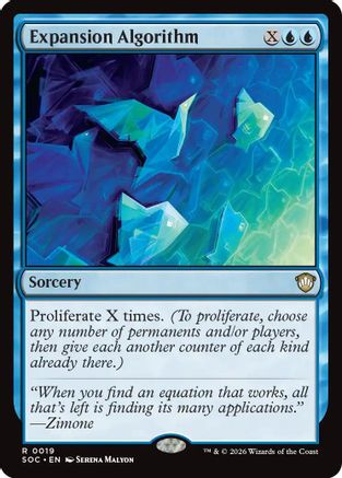 Expansion Algorithm (SOC-019)  - Commander: Secrets of Strixhaven