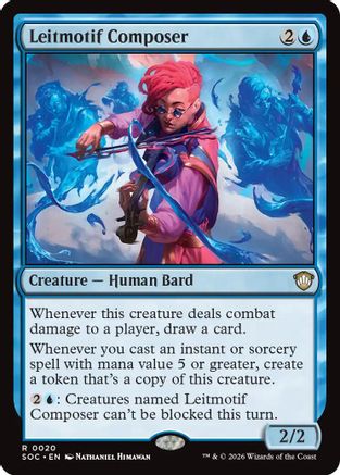 Leitmotif Composer (SOC-020)  - Commander: Secrets of Strixhaven