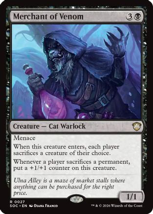 Merchant of Venom (SOC-027)  - Commander: Secrets of Strixhaven